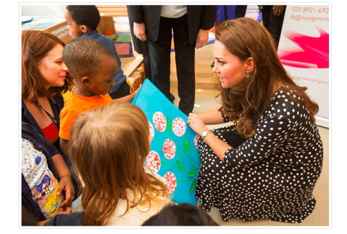 Duchess of Cambridge visits Brookhill Children's Centre, Woolwich. Credit/Copyright: DukeAndDuchessOfCambridge.org